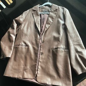 Motel rocks chocolate brown blazer.